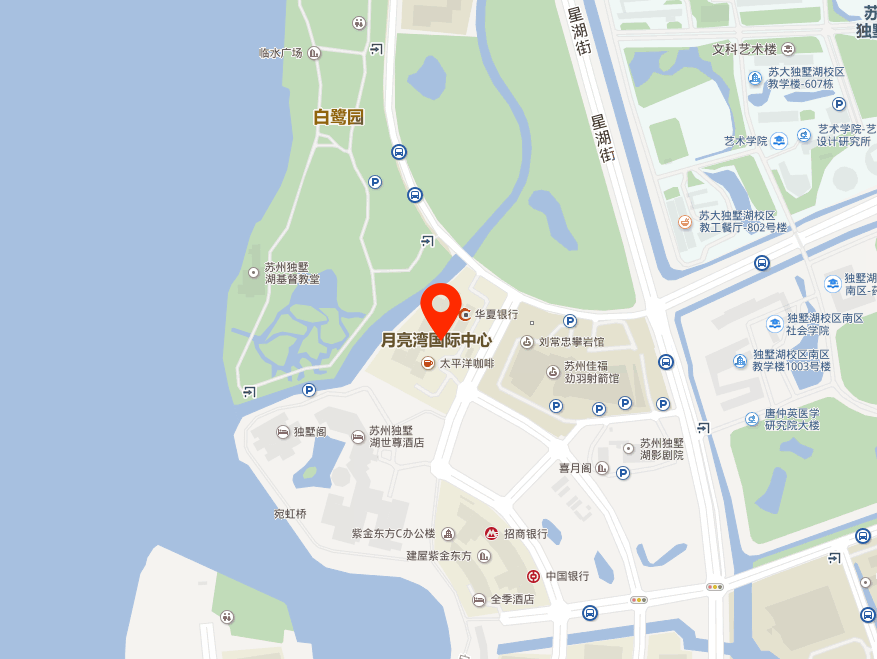 月亮湾国际中心地图位置